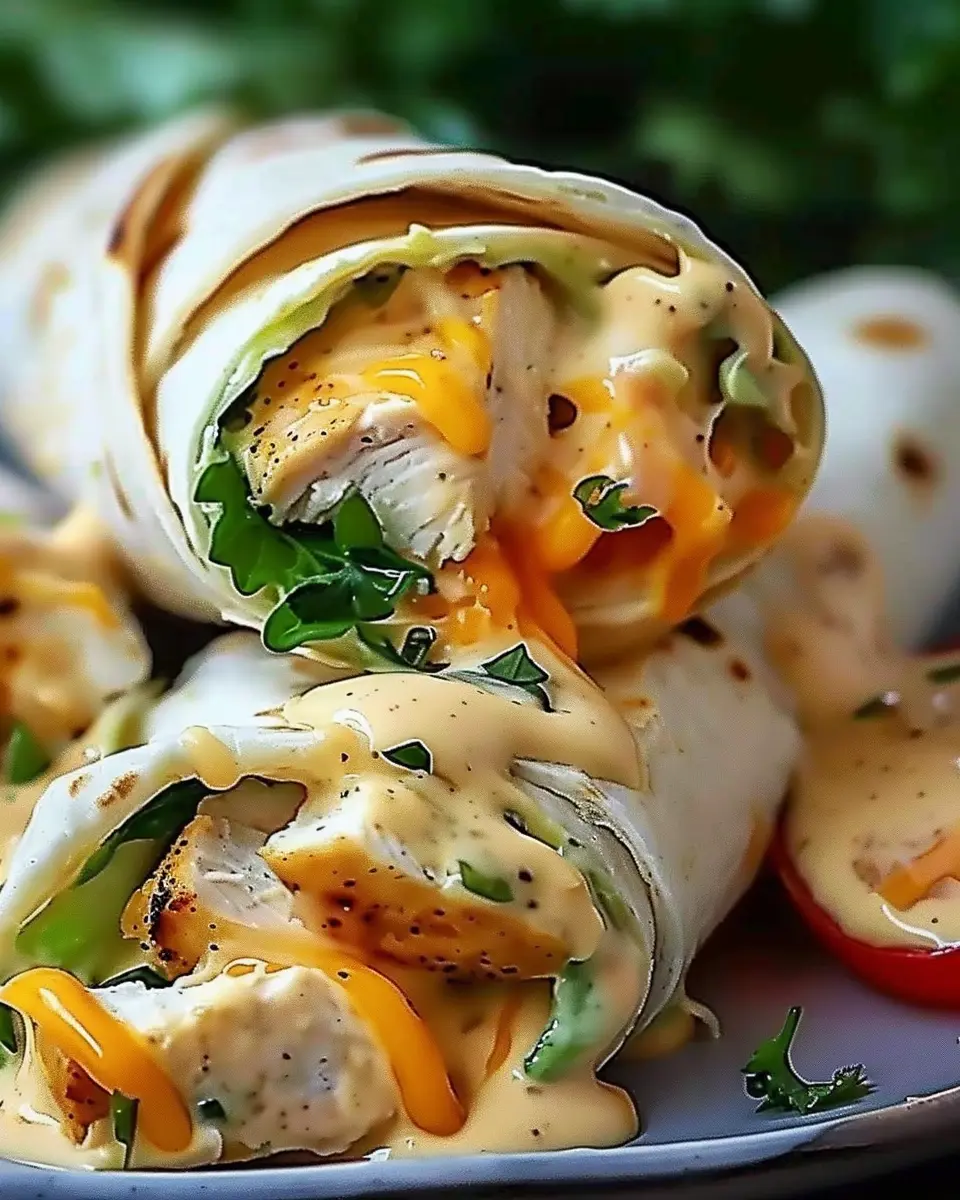 Quick Cheesy Chicken Wrap: Easy, Flavorful Meal in 15 Minutes