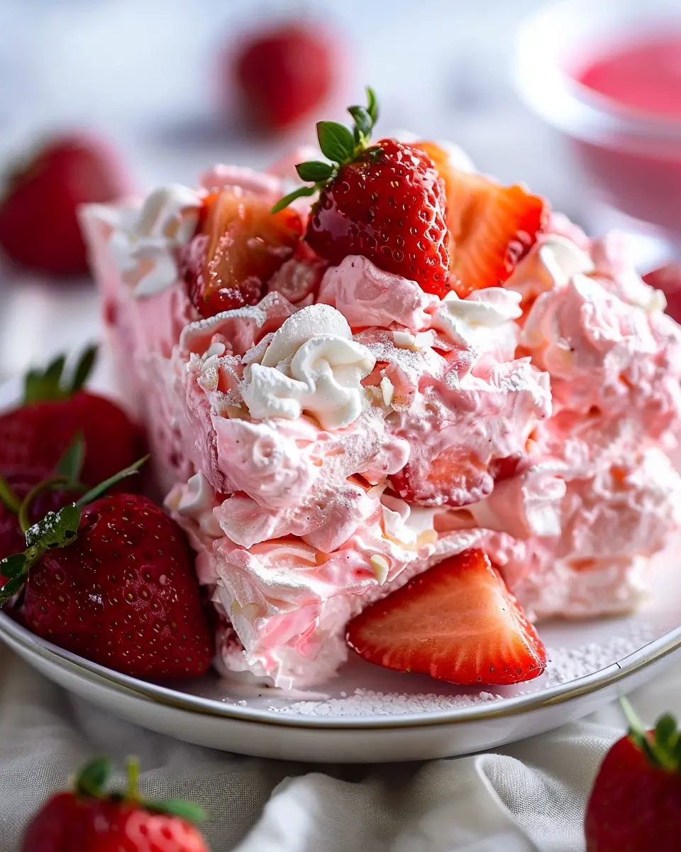 Pink Fluff Recipe: A Simple Guide to an Easy Strawberry Delight