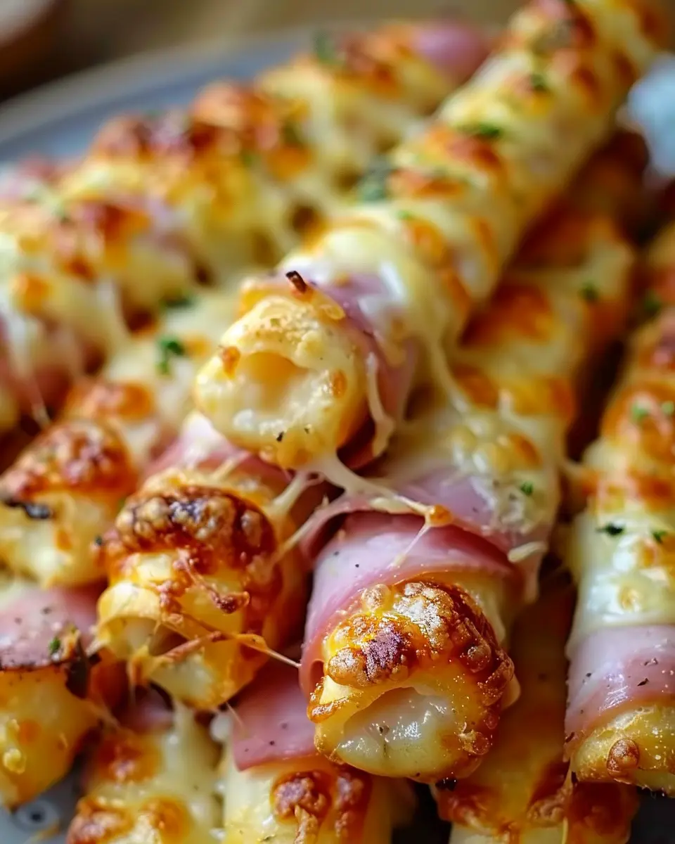 Ham and Cheese Sticks with Turkey Bacon: Easy and Delicious Treats