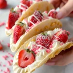 Strawberry Cake Taco