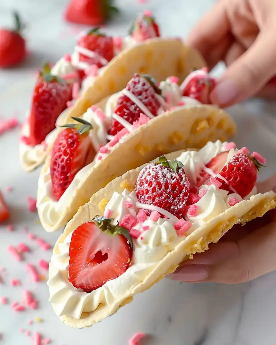 Strawberry Cake Taco: Easy and Indulgent Summer Delight