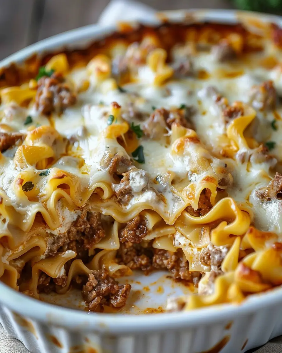 Sour Cream Beef Noodle Casserole: A Comforting Family Favorite