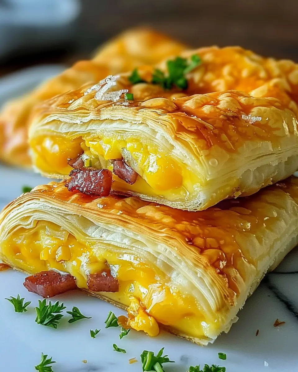 Irresistible Homemade Breakfast Hot Pockets with Turkey Bacon Delight
