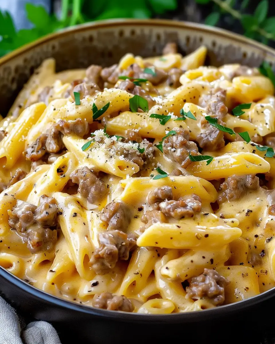 High Protein Creamy Beef Pasta: Easy Weeknight Recipe Delight