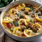 Sausage Tortellini Soup