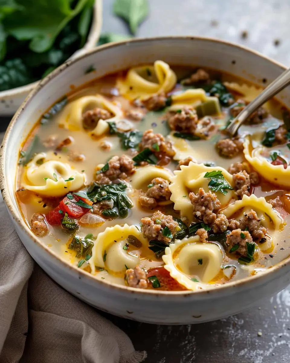 Sausage Tortellini Soup: Hearty Comfort in Every Bowl