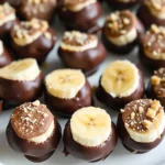 Chocolate Peanut Butter Banana Bites