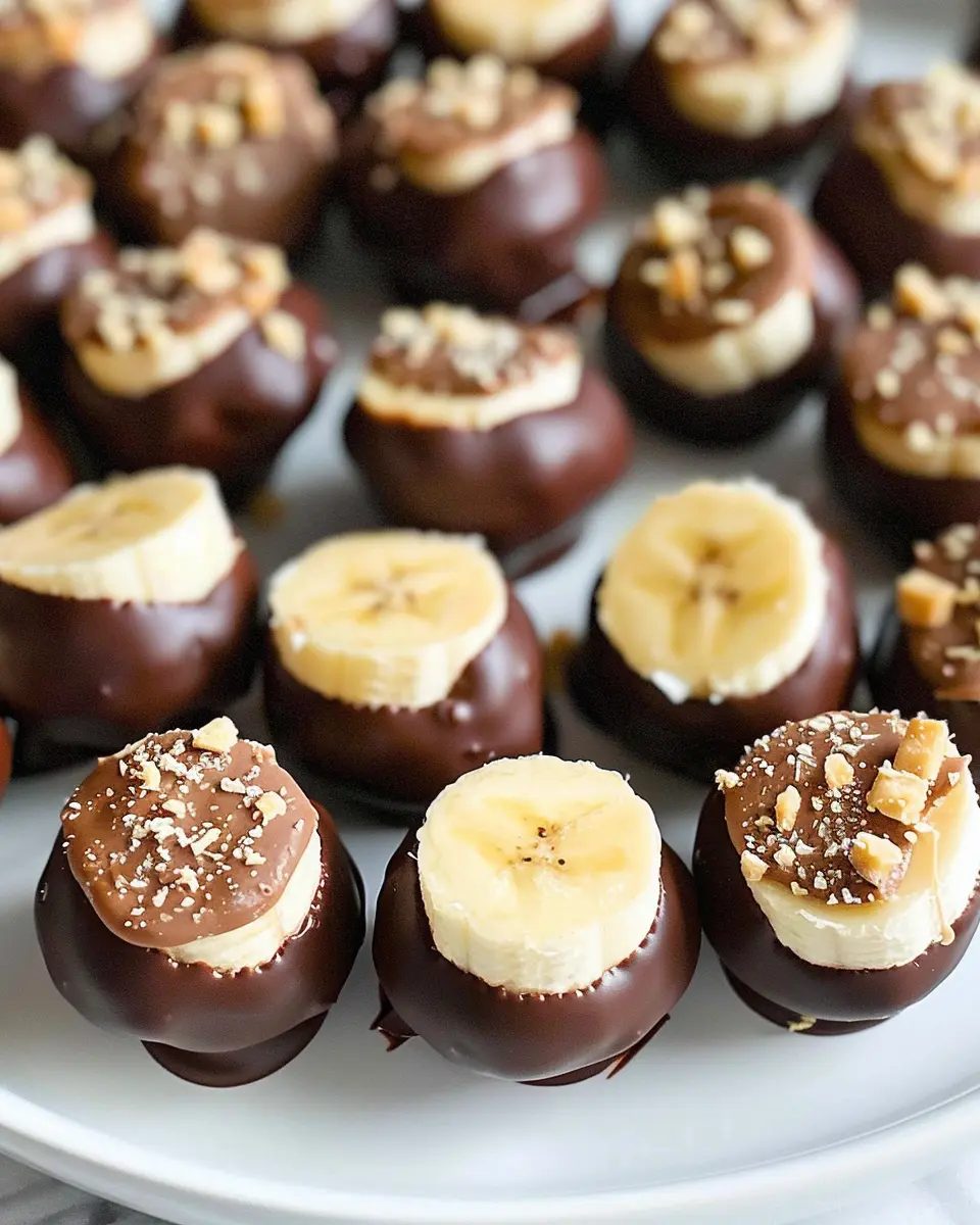 Chocolate Peanut Butter Banana Bites: The Easy Indulgent Treat You Need