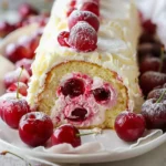 Heavenly Cherry Cheesecake Cake Roll Recipe You’ll Love
