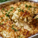 French Onion Chicken Rice Bake: A Cozy Family Favorite