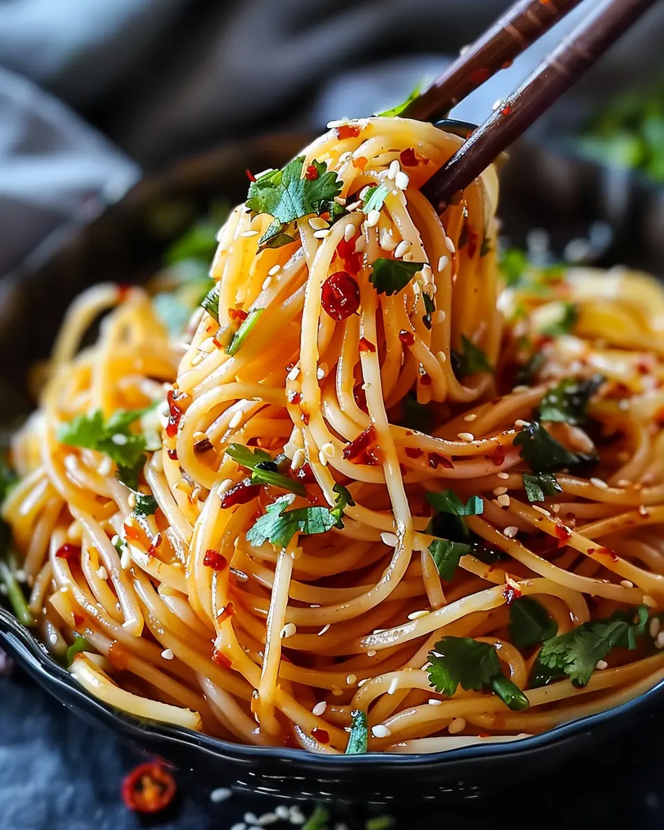 Savory Chilli Garlic Noodles Ready in Just 10 Minutes for You