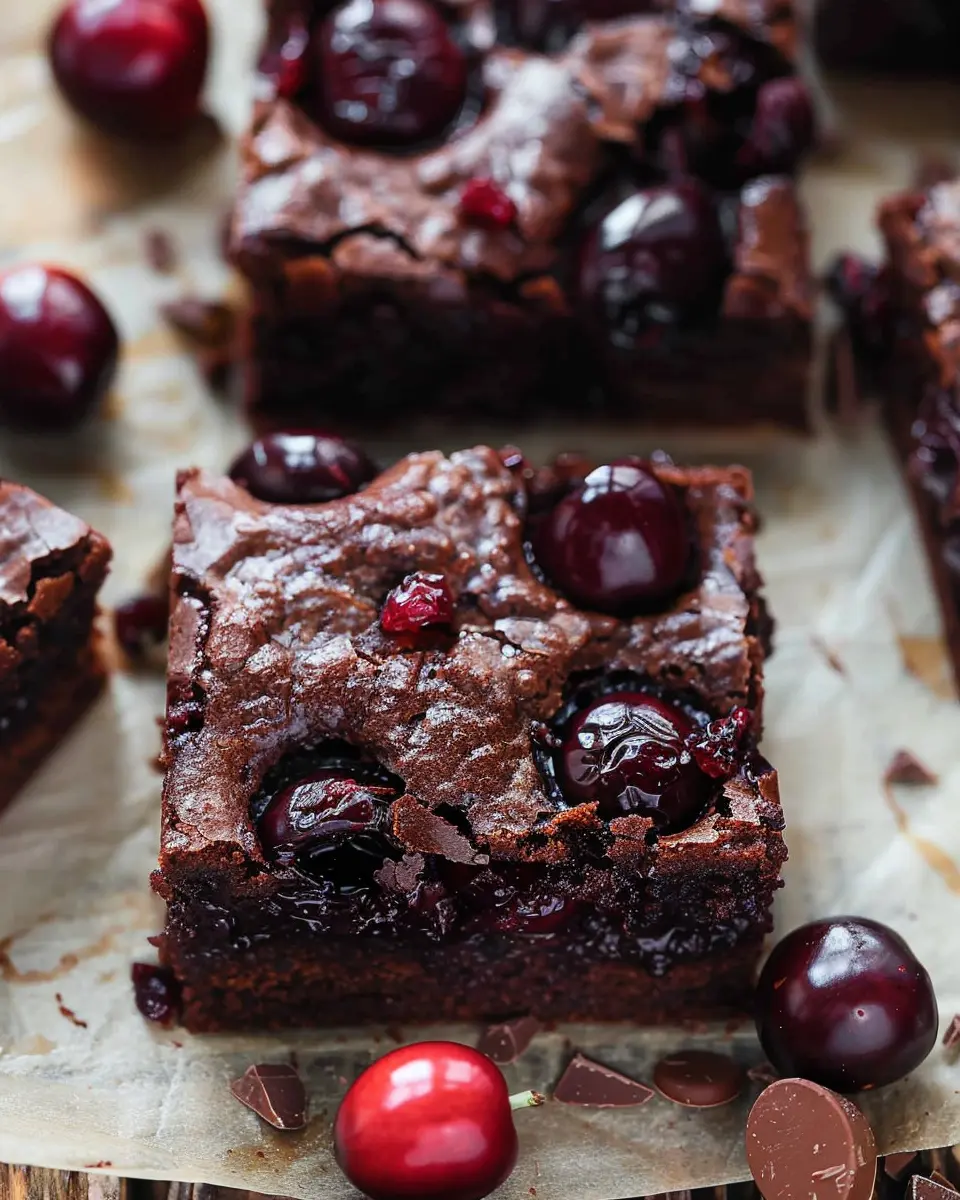 Roasted Chocolate Cherry Brownies: The Best Indulgent Treat
