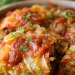 Slow Cooker Unstuffed Cabbage Rolls