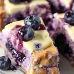 Healthy High Protein Blueberry Cheesecake