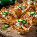 Jalapeno Popper Wonton Cups