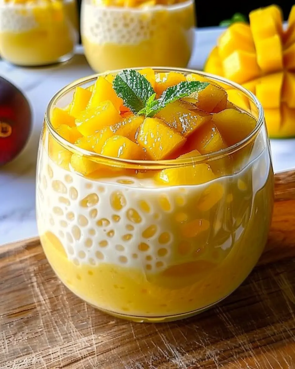 Easy Mango Sago: Indulgent Dessert Pudding for All Occasions