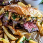 Cowboy Butter Steak Frites Sandwich
