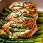 Asparagus Mozzarella Stuffed Chicken