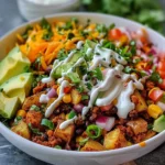 Loaded Potato Taco Bowl