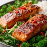 Miso Glazed Salmon or Chicken