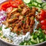 Homemade Chicken Shawarma Bowl