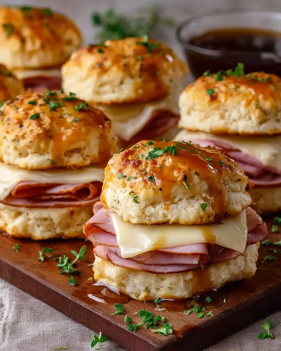 Chicken Ham and Swiss Biscuit Sliders: Easy, Comforting Goodness