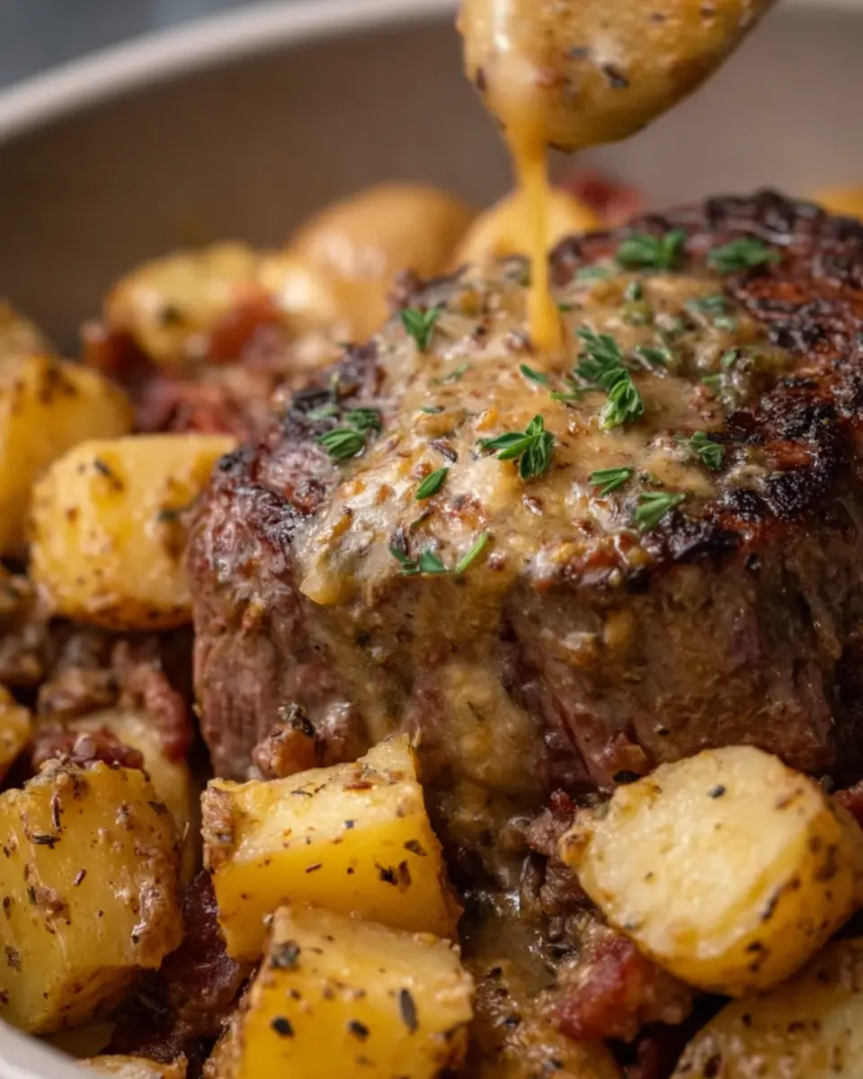 Crockpot Loaded Steak and Potatoes: Easy Comfort Food Delight