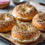 3-Ingredient Cottage Cheese Protein Bagels