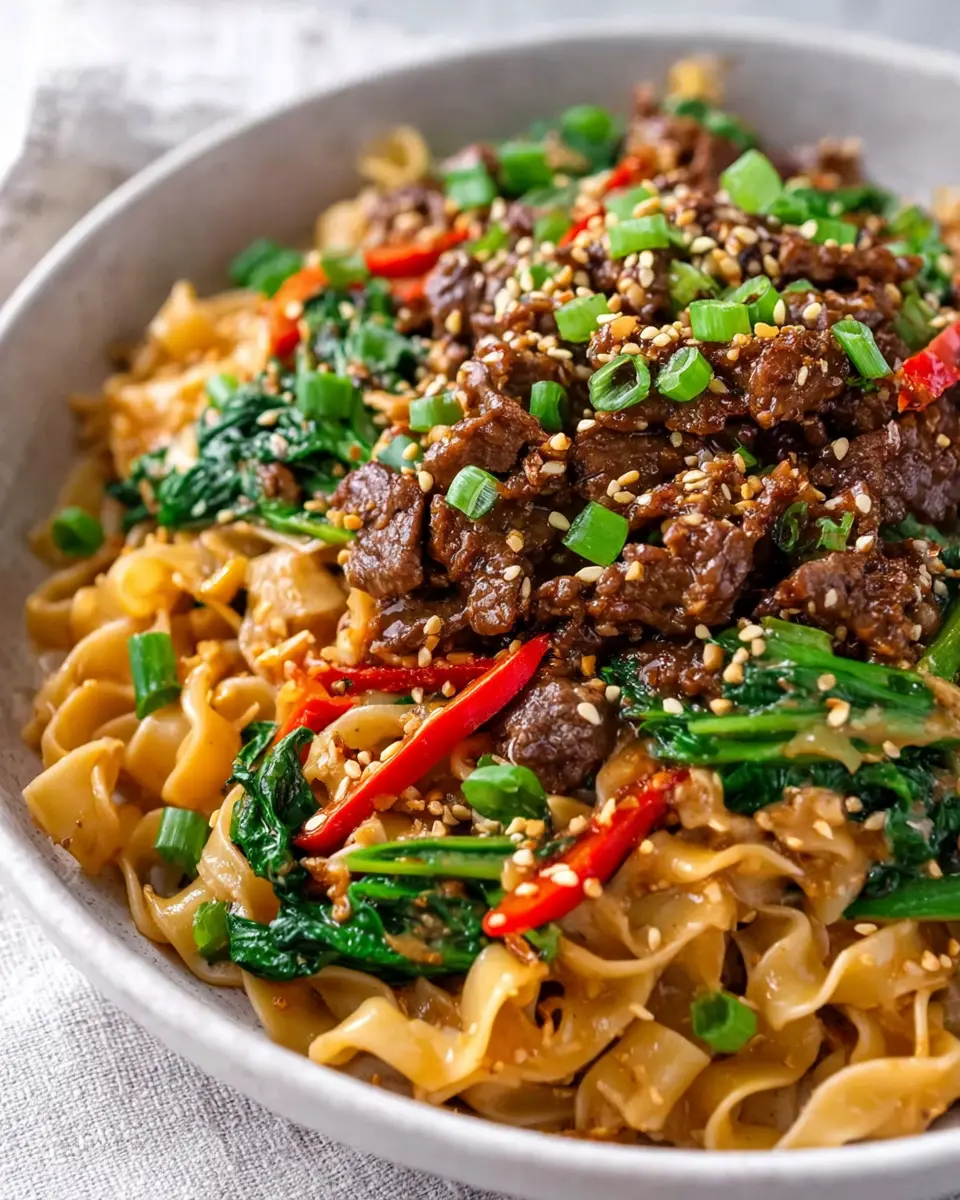 Caramelized Beef and Peanut Noodles: The Best Comfort Dish