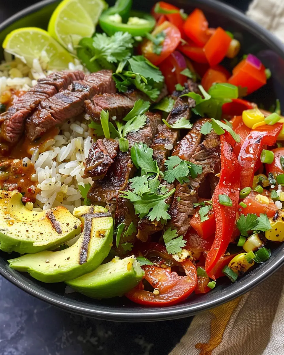 High Protein Steak Fajita Bowl: Deliciously Simple and Healthy