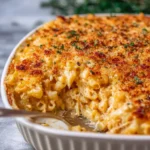 Cheesy Baked Pasta Gratin