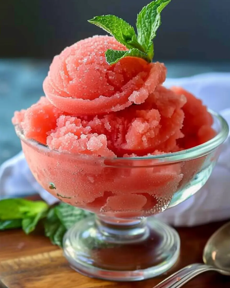 Easy Watermelon Sorbet: A Refreshing Treat You’ll Love