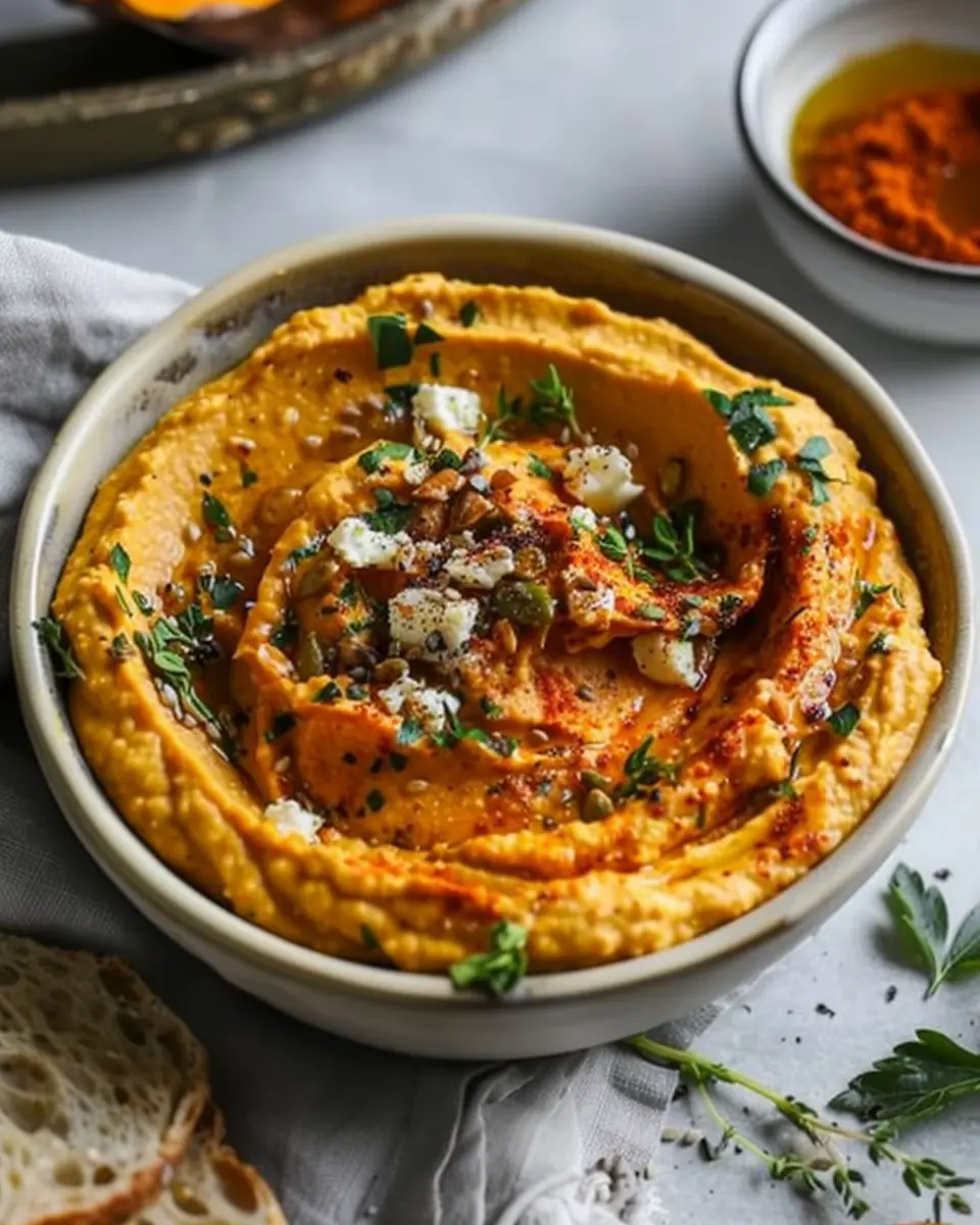 Pumpkin Whipped Feta Dip: A Creamy Delight for Your Gatherings