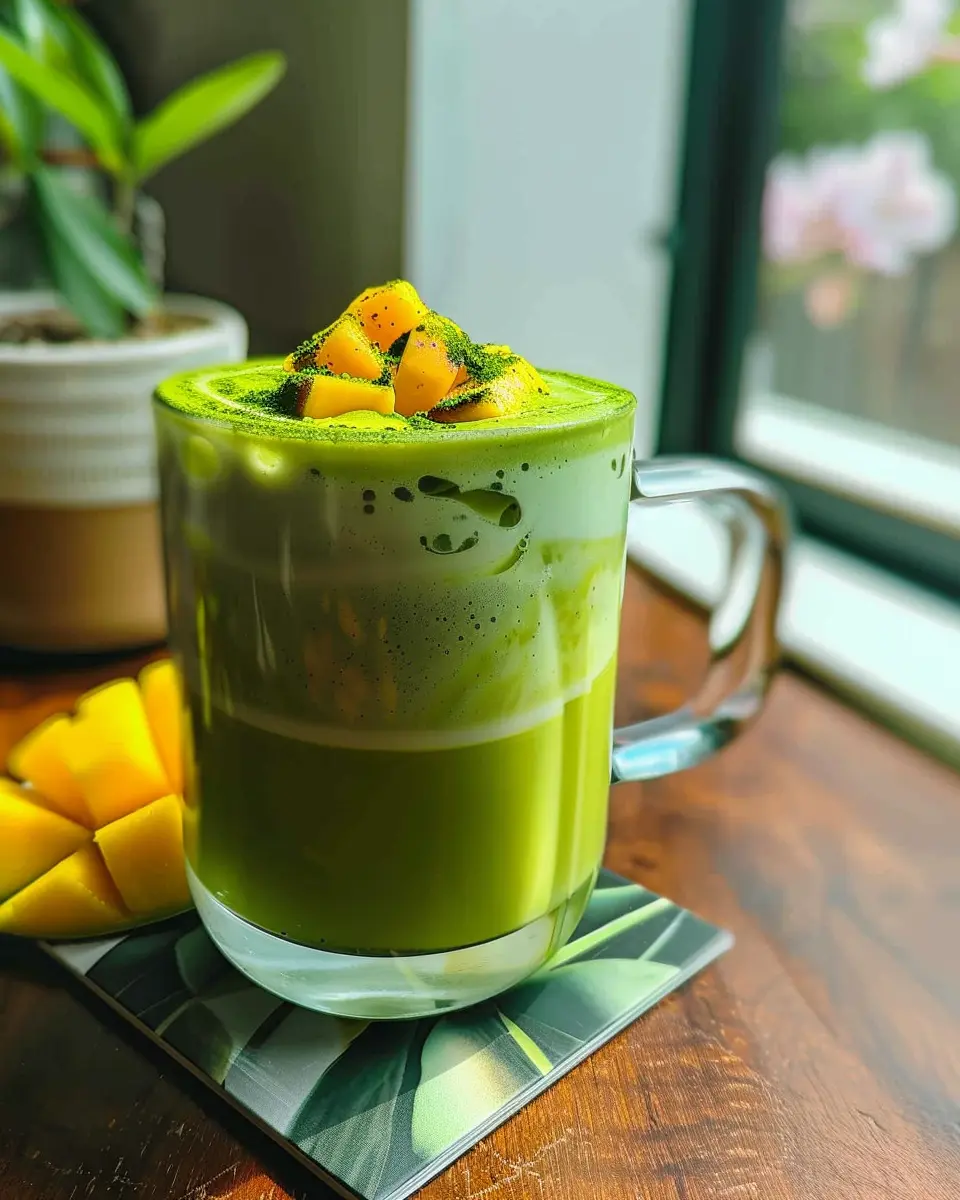 Mango Matcha Latte: Easy Way to Revitalize Your Morning Routine