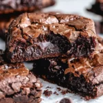 Fudgy Chewy Browkies (Brookies)