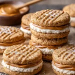 Healthy Peanut Butter Yogurt Sandwich Cookies