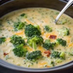 Crockpot Broccoli Cheddar Soup