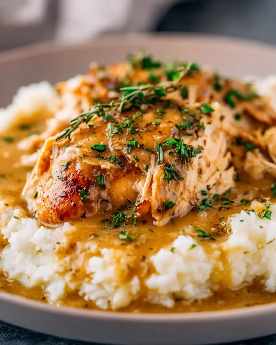 Crockpot Chicken and Gravy: Easy Comfort Food for Your Family