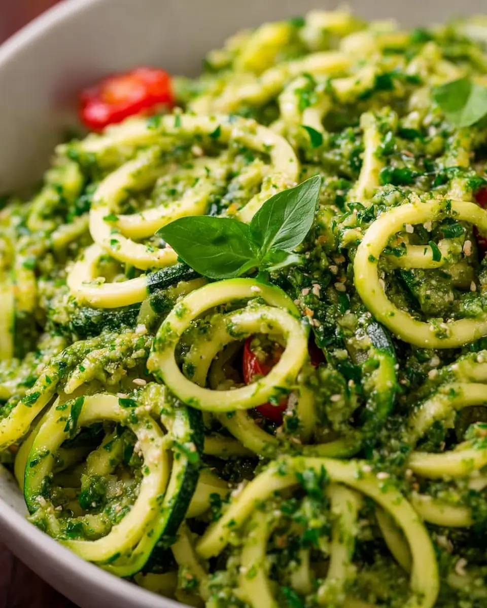 Zucchini Noodles with Pesto: A Healthy Twist on Comfort Food
