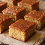 Buttery Brown Sugar Cake Squares