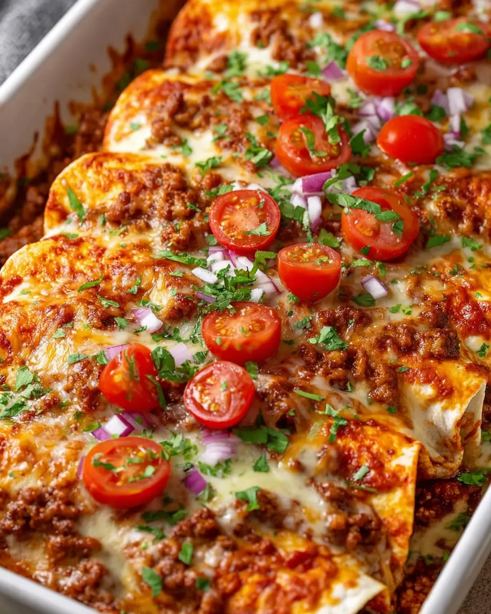 Pizza Enchiladas Ground Beef: A Juicy Twist on Classic Flavors