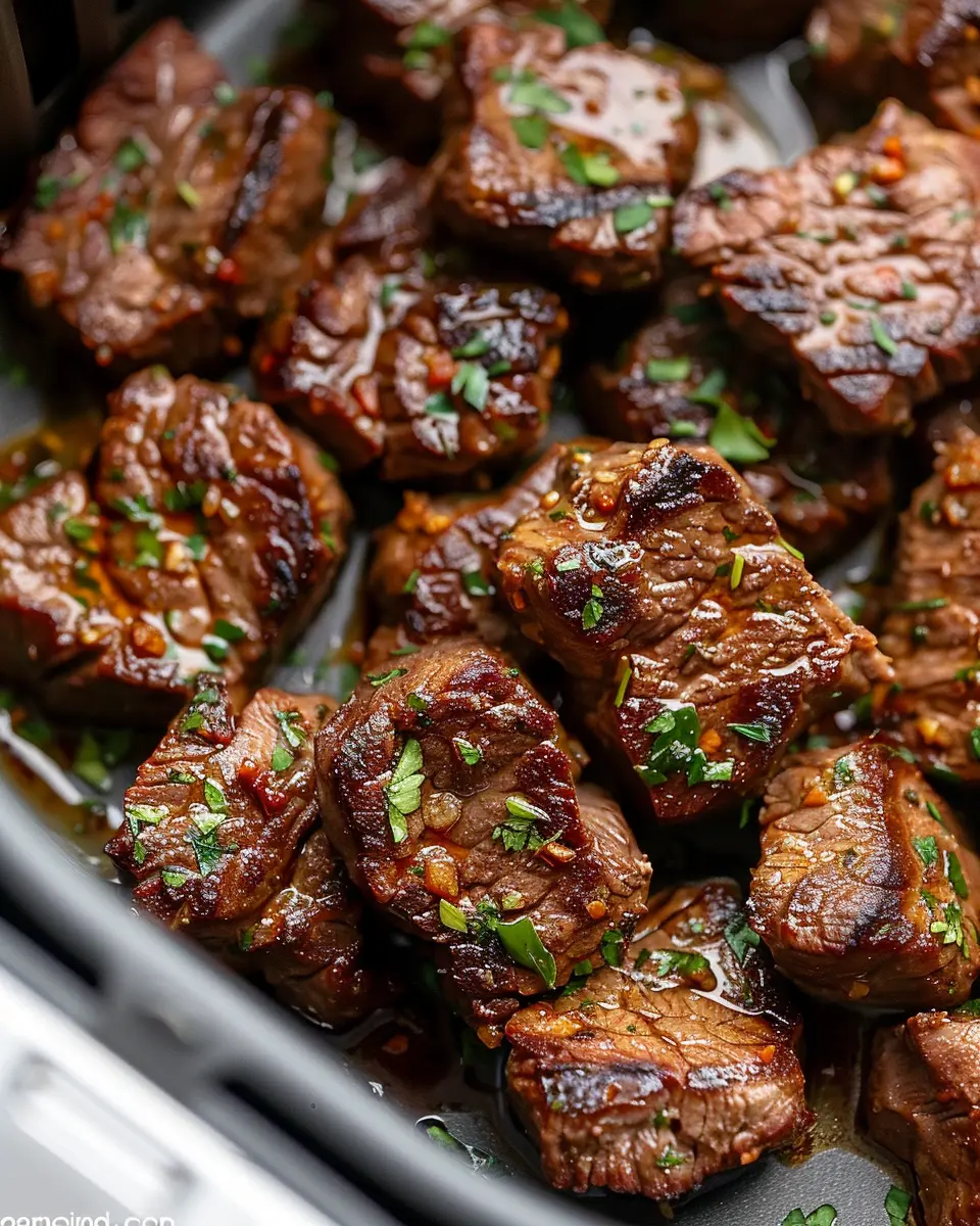 Air Fryer Garlic Butter Steak Bites: Easy and Irresistibly Juicy