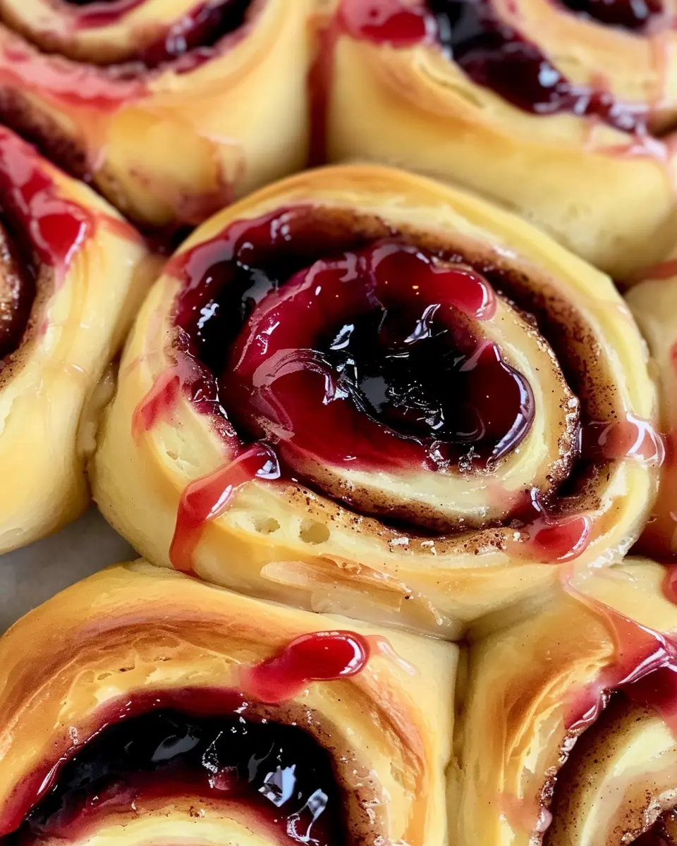 Cherry Cinnamon Rolls: Indulgent Homemade Filling Delight