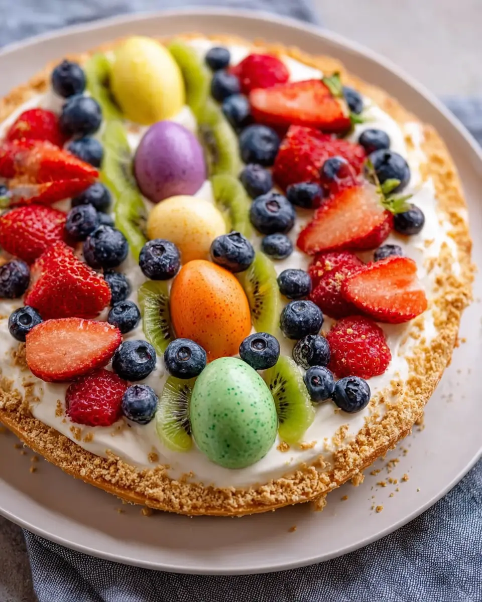 Easter Egg Fruit Pizza No Bake: The Best Sweet Twist for Spring