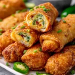 Mini Jalapeno Popper Egg Rolls