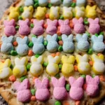 Peeps and Pastel MM Egg Pizza