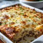 Layered Reuben Casserole Bake Cheesy Deli Style Dinner