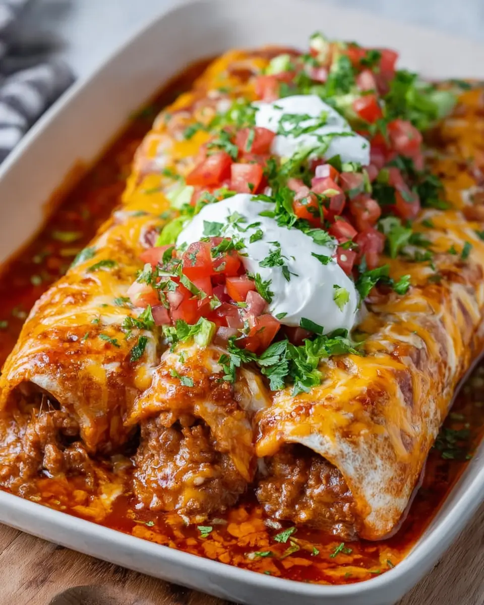 Easy Wet Burritos Loaded with Turkey Bacon and Chicken Ham Delight