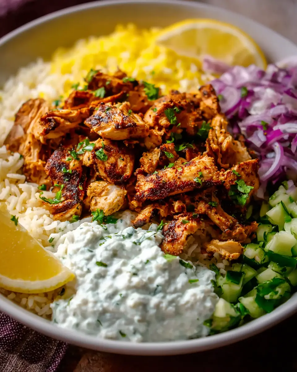 Chicken Shawarma with Lemon Rice: A Juicy Twist on Comfort Food