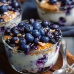 Baked Blueberry Cottage Cheese Breakfast Bowls